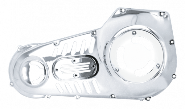 VENTED CHROME OUTER PRIMARIES FOR DYNA AND SOFTAIL